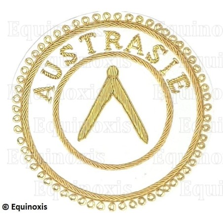 Badge / Macaron GLNF – Grande tenue provinciale – Grand Inspecteur – Austrasie – Brodé main